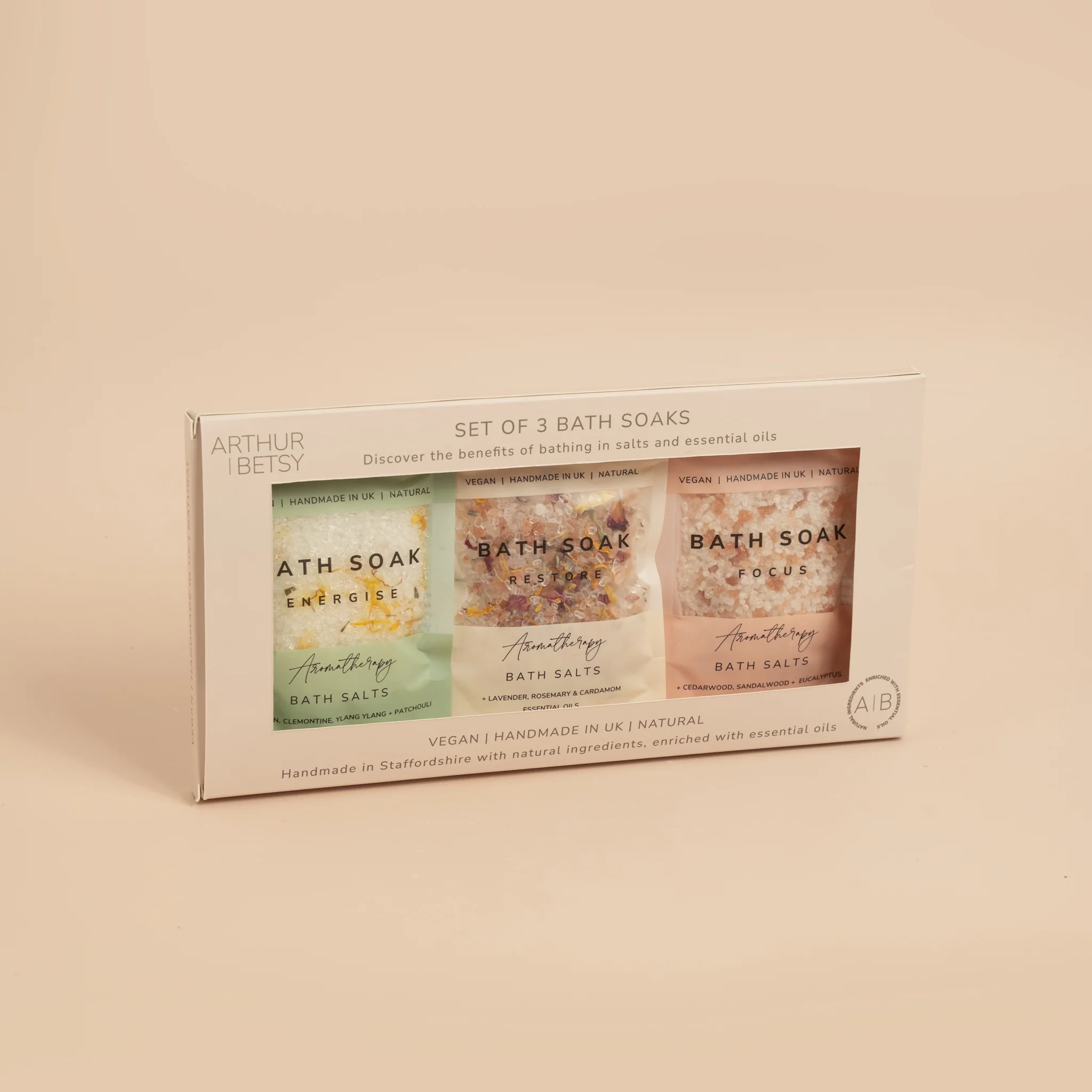 3 pack aromatherpy bath soak