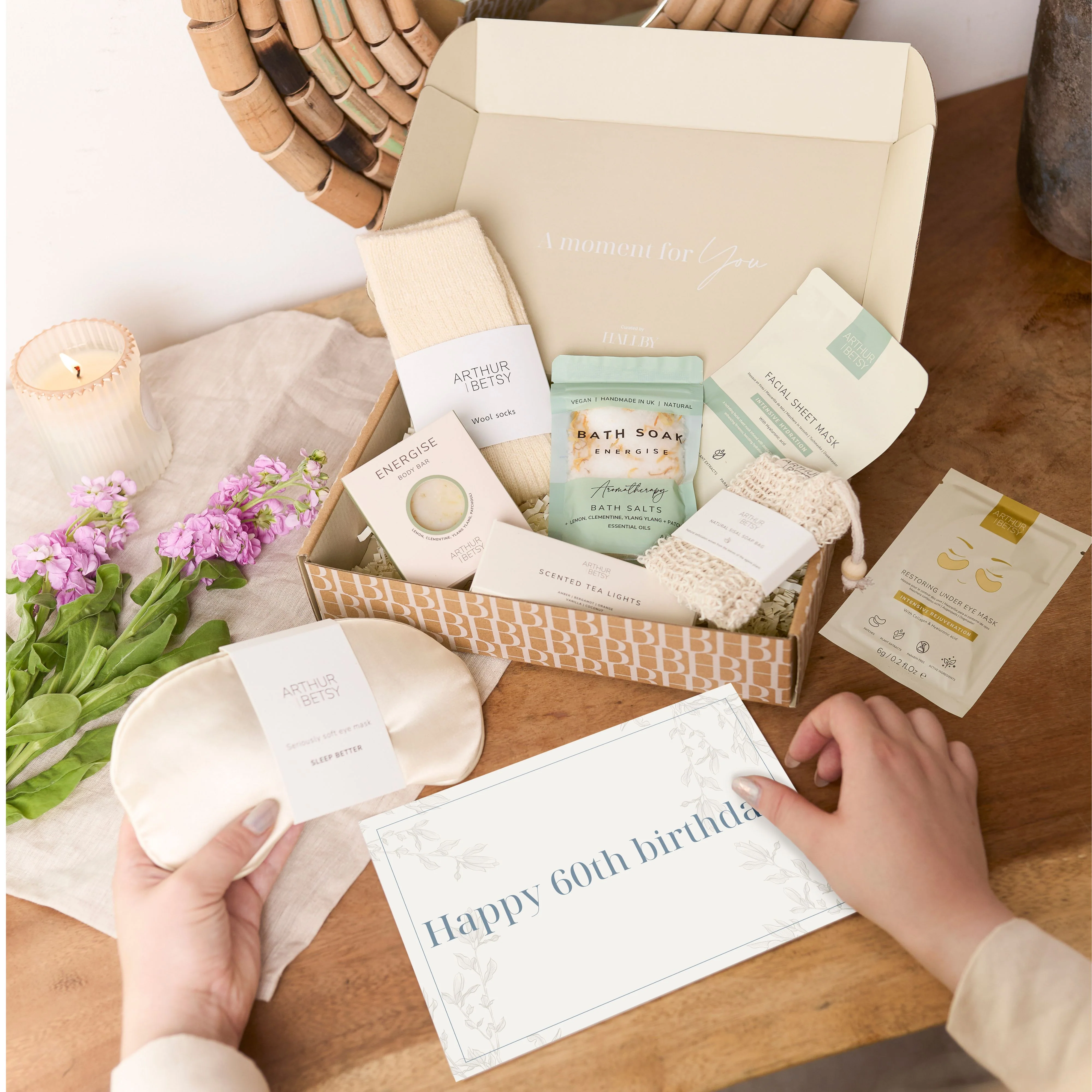 60th birthday pamper kit