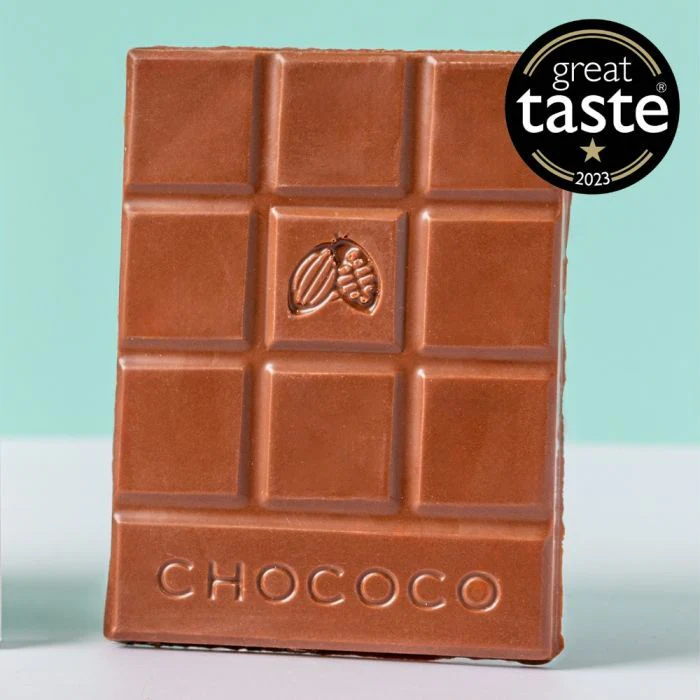 Full of Beans 47% Milk Chocolate Bar with mini chocolate beans Chococo - Image 2