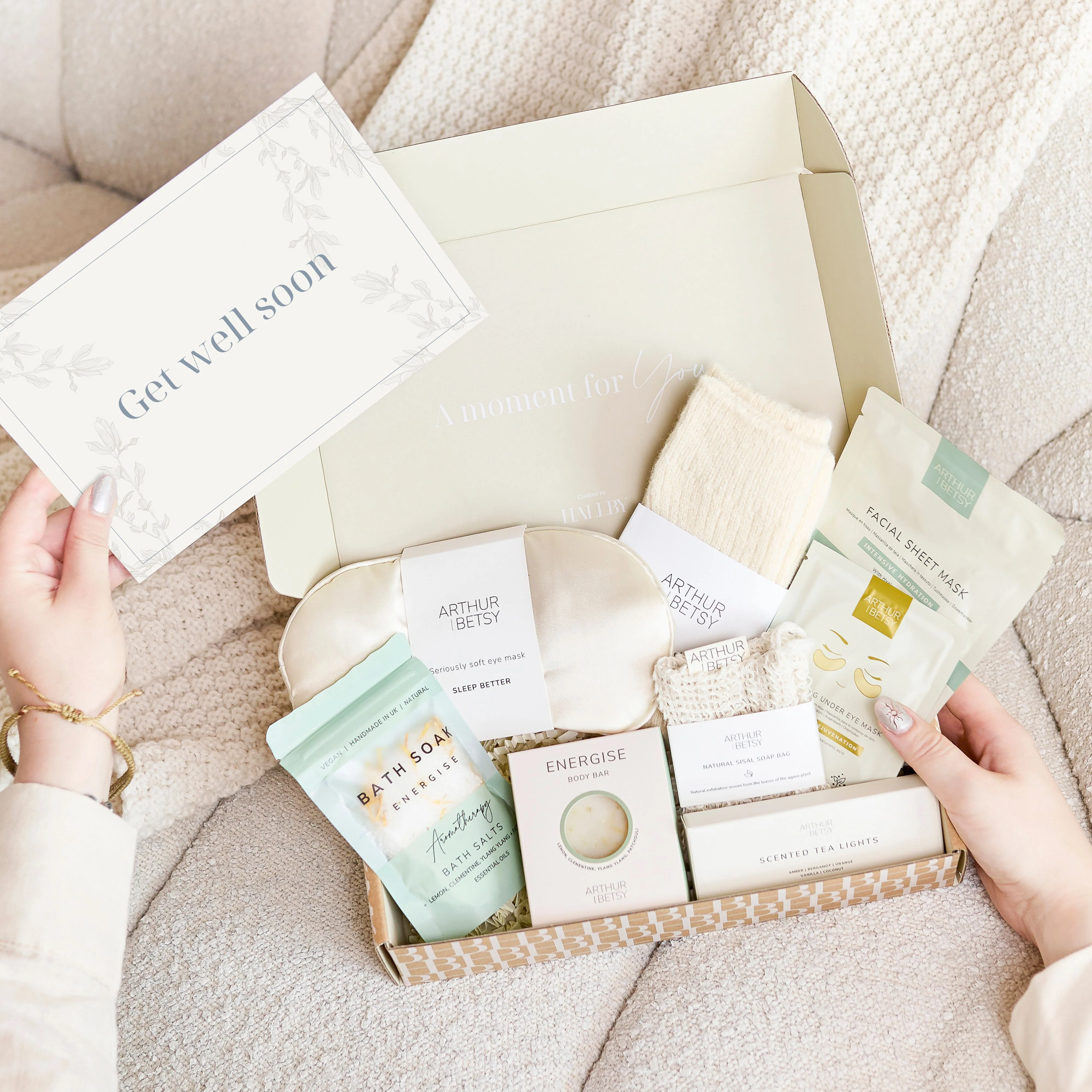 Get well soon pamper kit