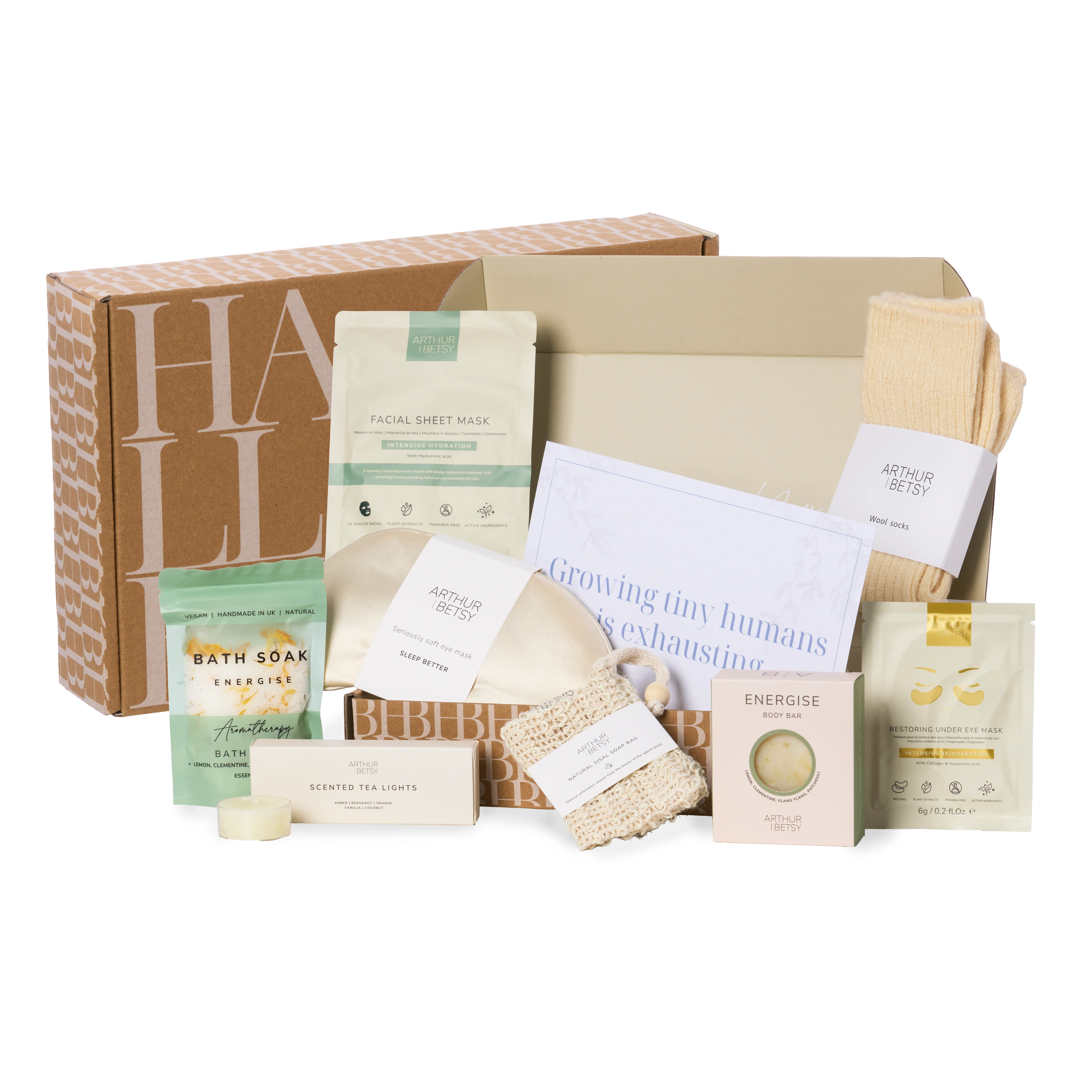 Growing tiny humans is exhausting pamper kit - Image 4