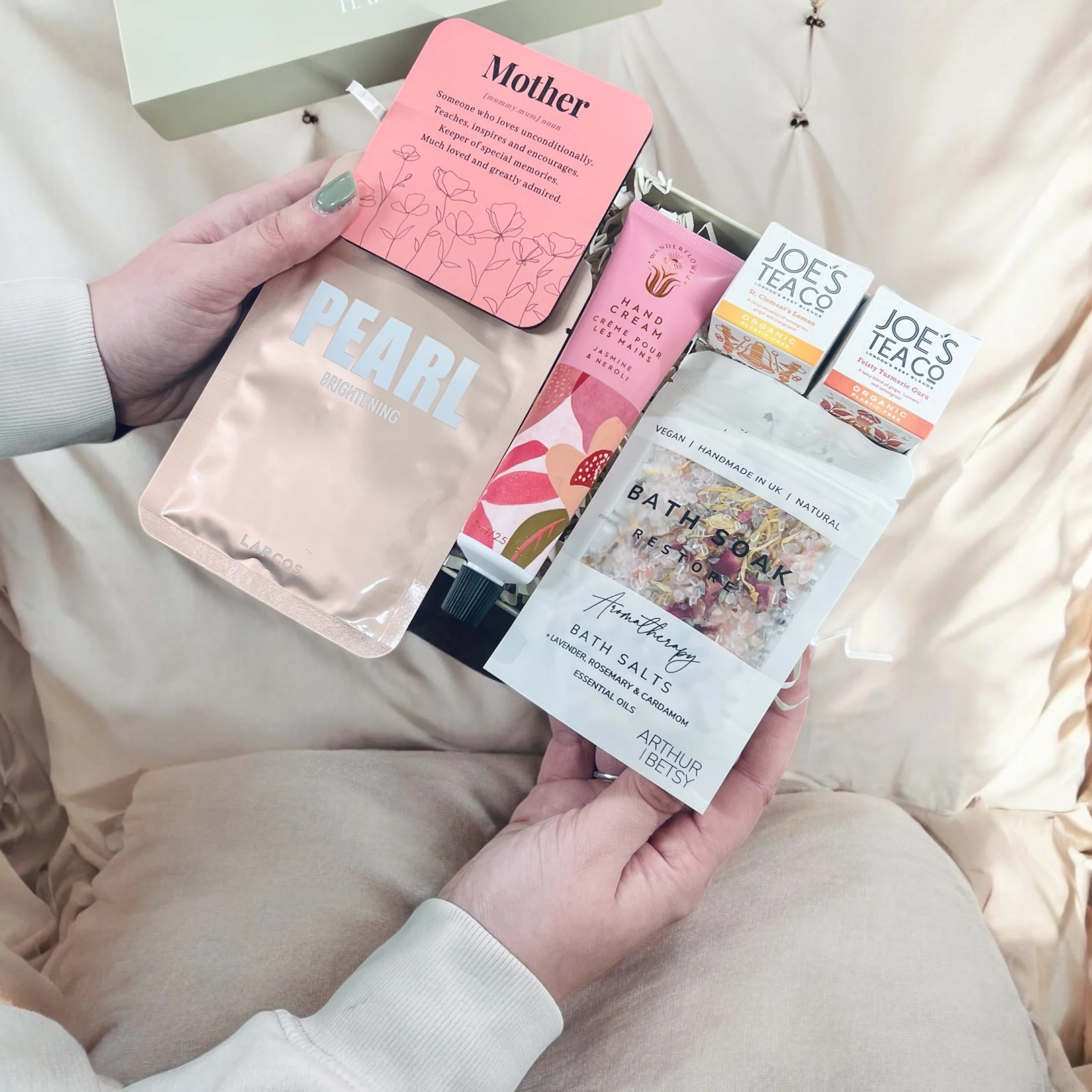Letterbox pamper gift for mum