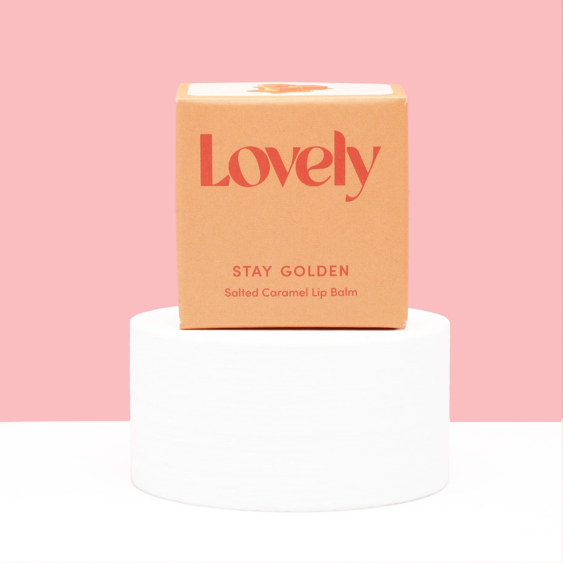 Lovely Lip Balm - Stay Golden - Salted Caramel - Image 2