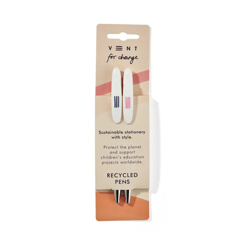 Pens recycled - cream
