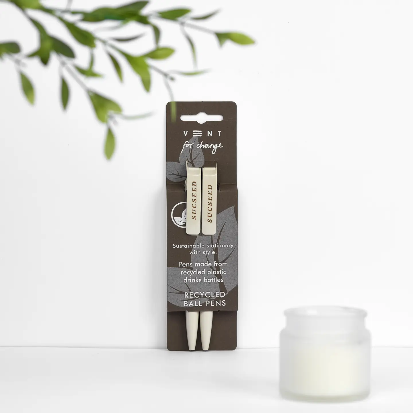 Pens recycled drinks bottle - sucseed coffee