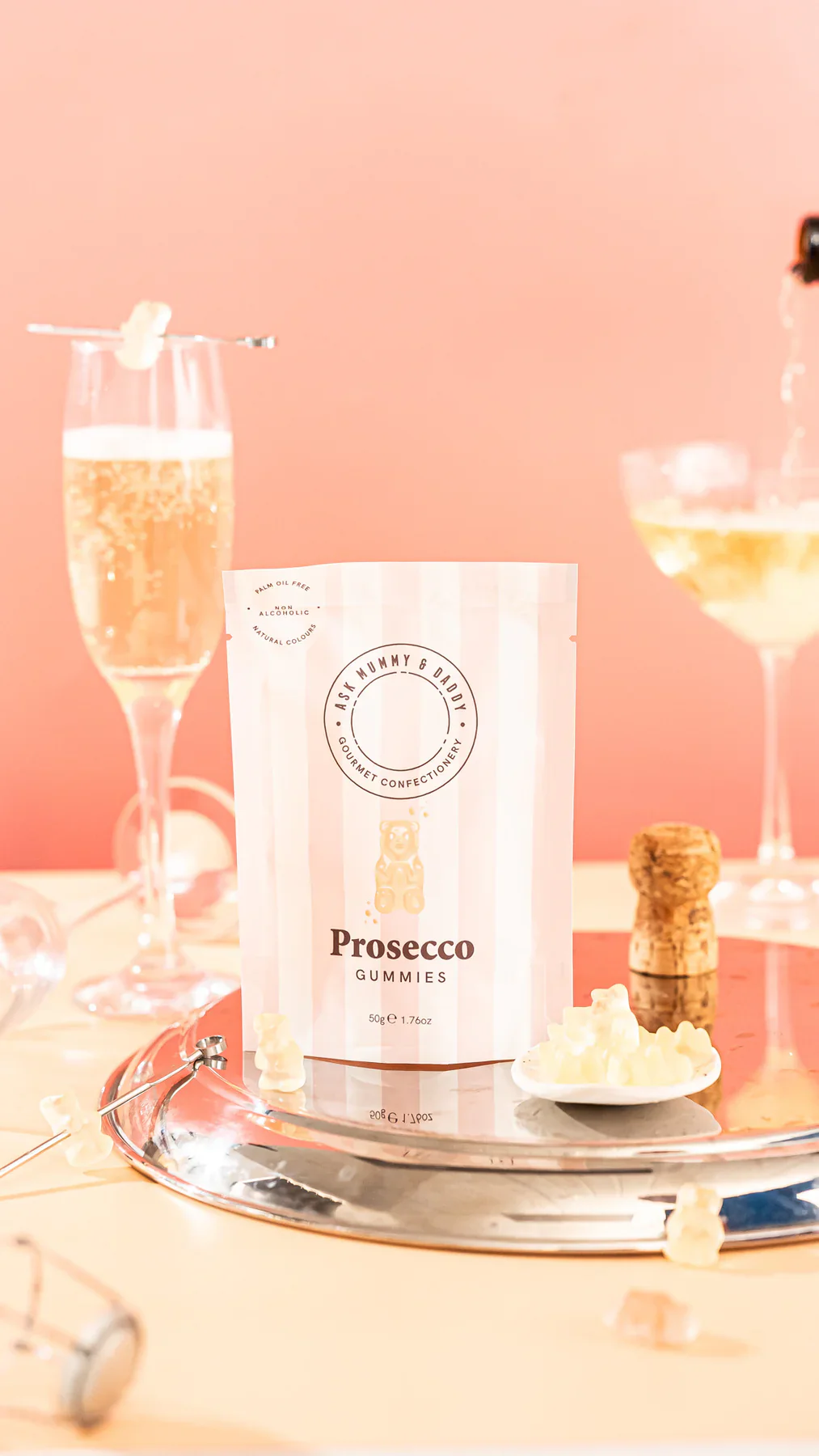 Prosecco Gummies 50g Pouch - Image 3