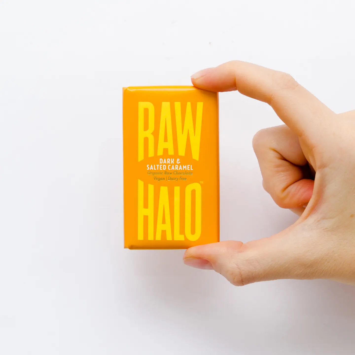 Raw Halo - Dark & Salted Caramel Organic Raw Chocolate Bar
