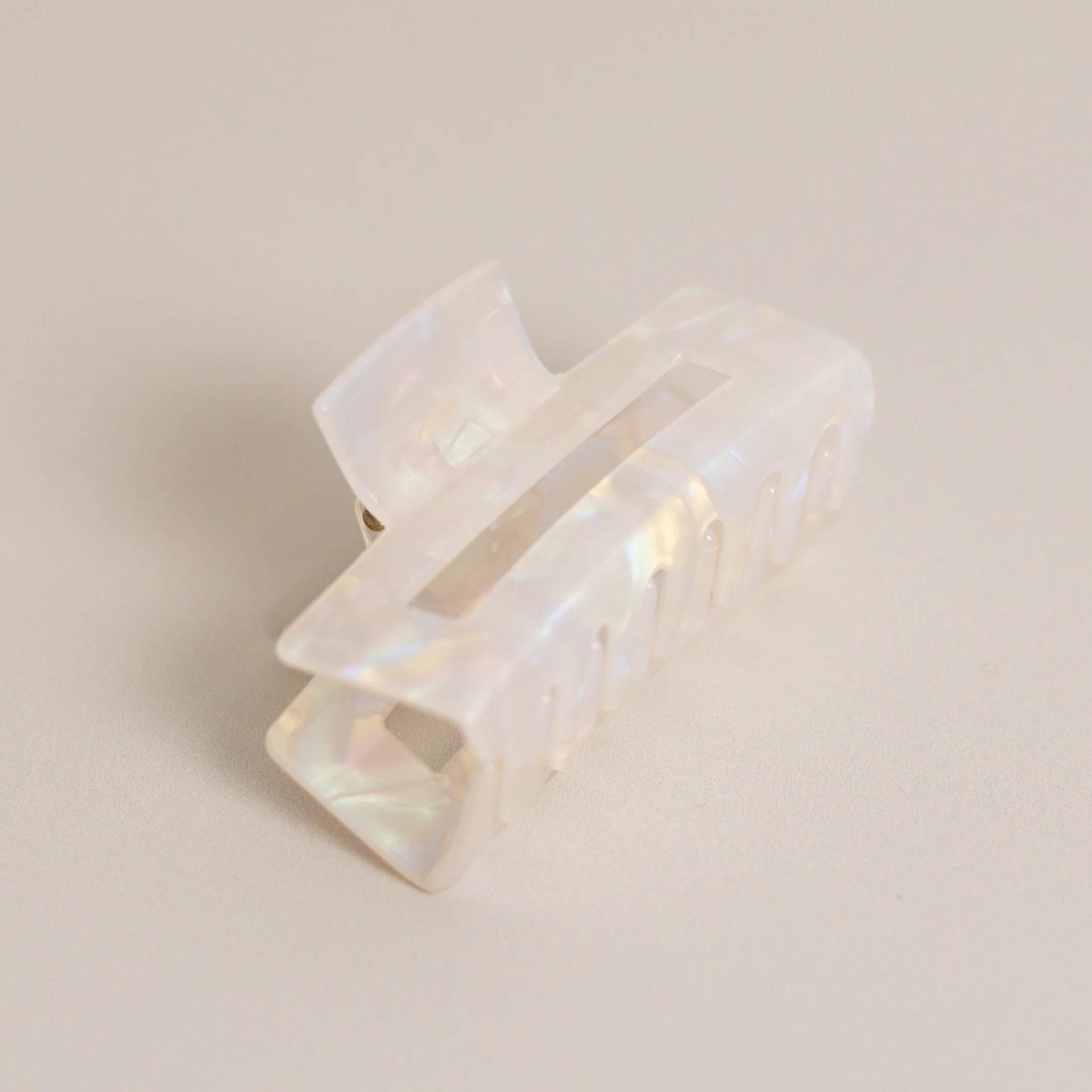White marble mermaid hair clip