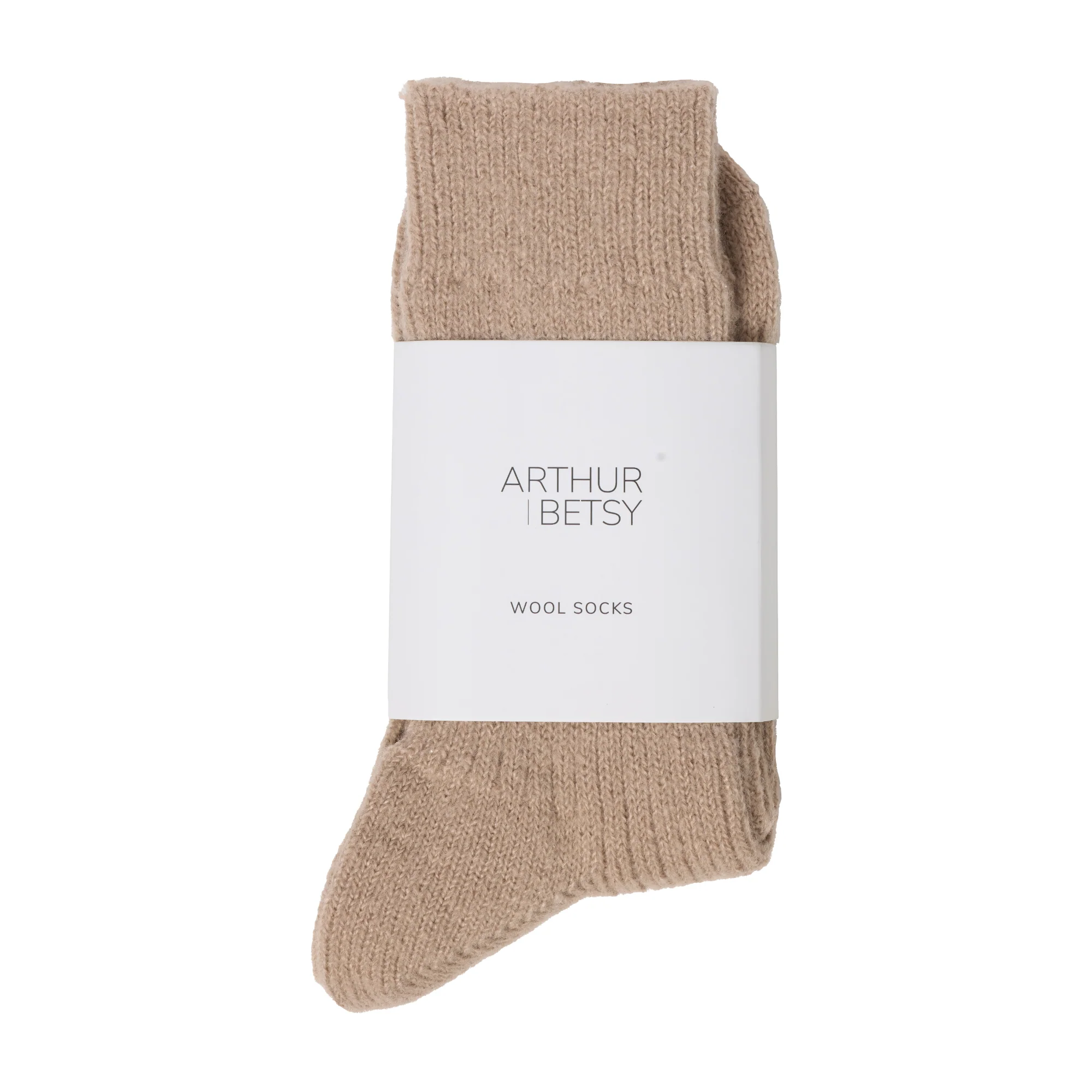 Wool Socks - Wheat Taupe